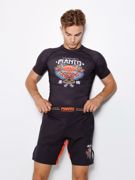 MANTO ONI RASHGUARD -black